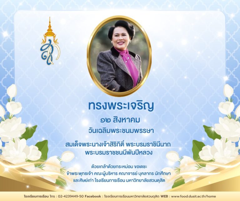 วันเฉลิมพระชนมพรรษา 12 สิงหาคม 2568