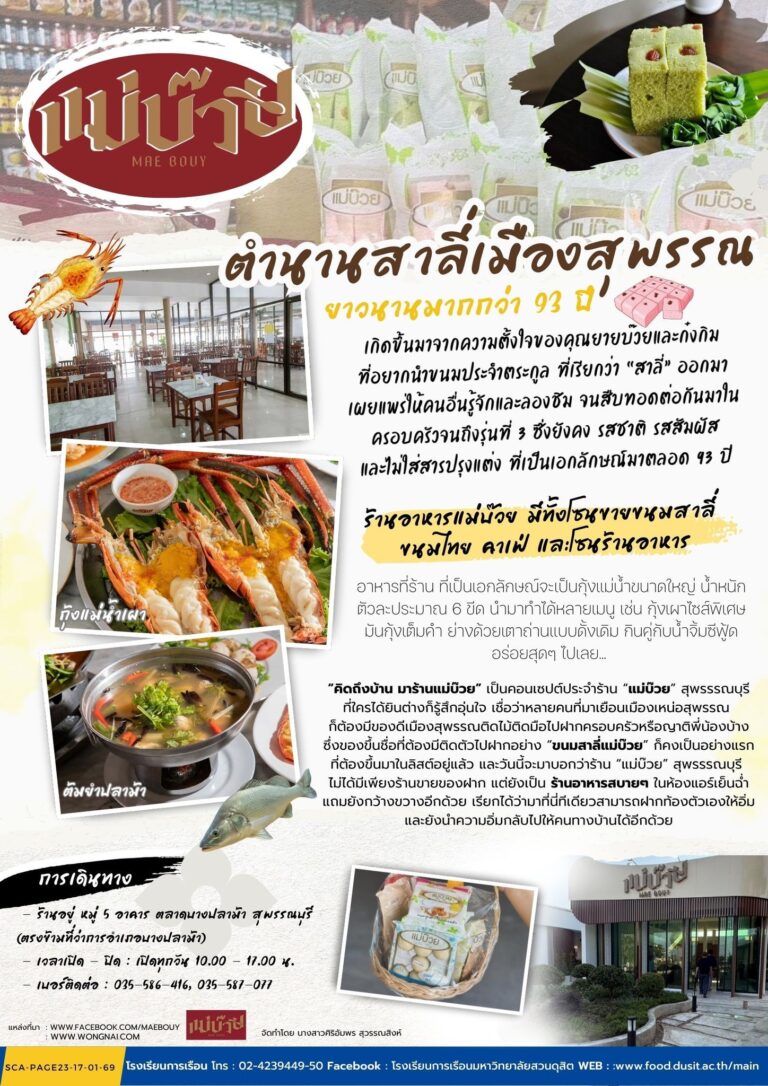 “แม่บ๊วย” ตำนานสาลี่เมืองสุพรรณ