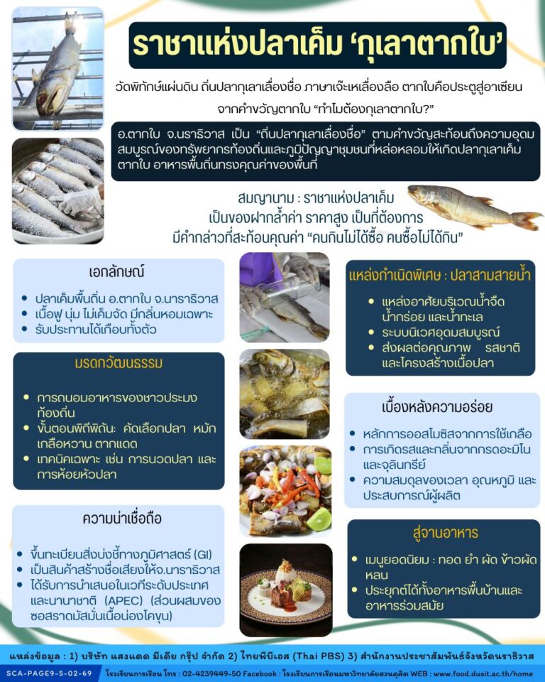 ราชาปลาเค็ม ‘กุเลาตากใบ’