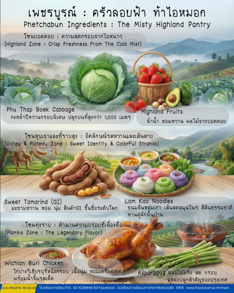 เพชรบูรณ์ : ครัวลอยฟ้า ท้าไอหมอก Phetchabun Ingredients: The Misty Highland Pantry