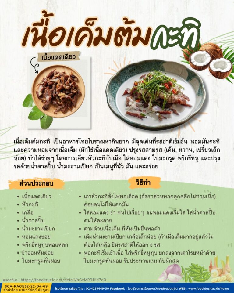 เนื้อเค็มต้มกะทิ