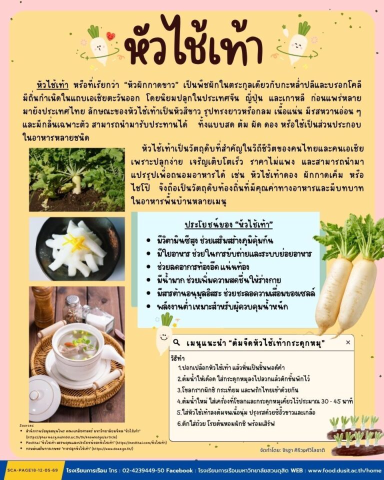 “หัวไช้เท้า”