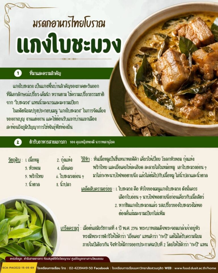 “แกงใบชะมวง”