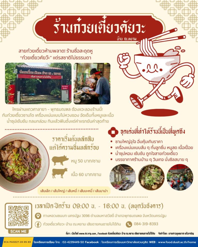 “ร้านก๋วยเตี๋ยวคัยวะ”