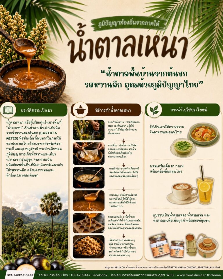 “น้ำตาลเหนา…ความหวานจากภูมิปัญญาใต้”