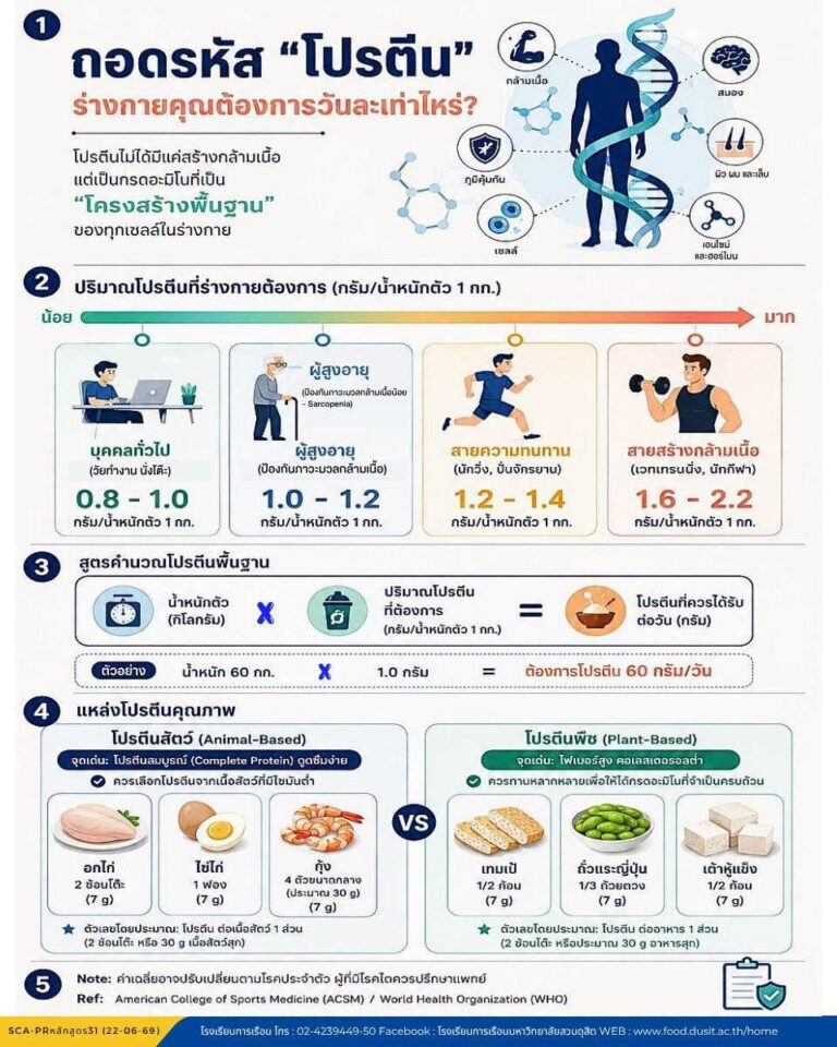 ถอดรหัส “โปรตีน”
