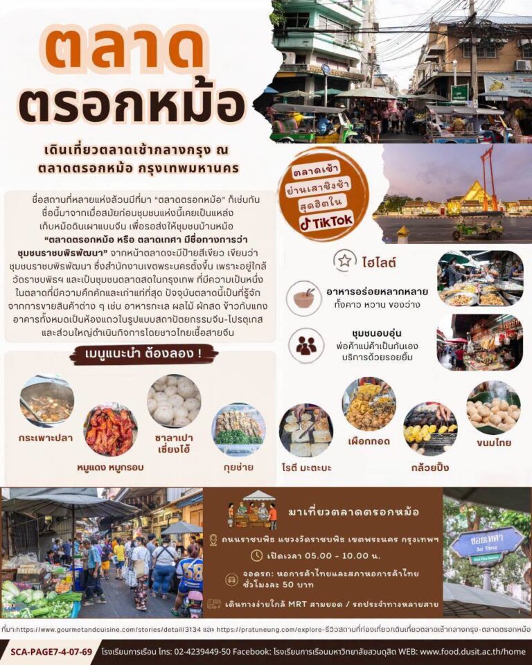 “ตลาดตรอกหม้อ”