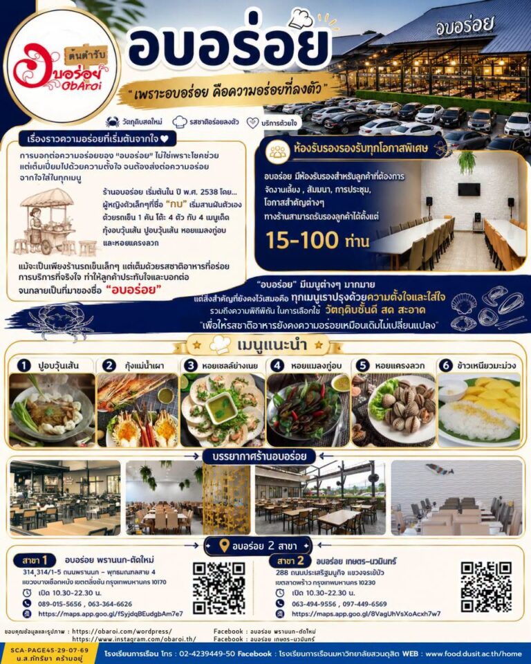 “ร้านอบอร่อย”