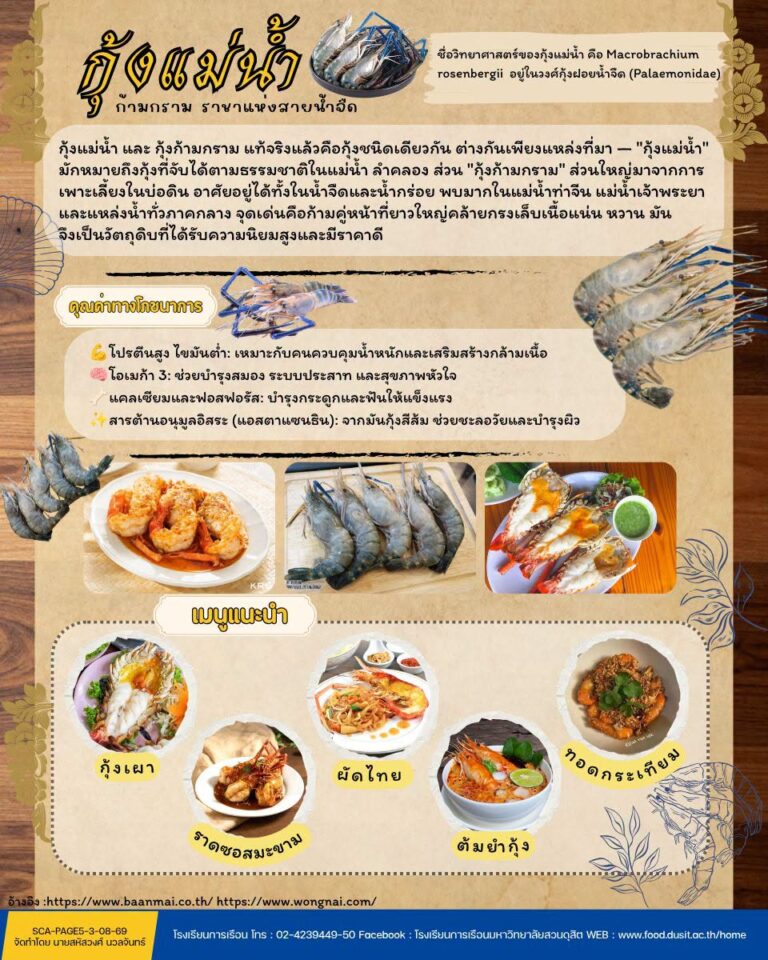 “กุ้งแม่น้ำ”