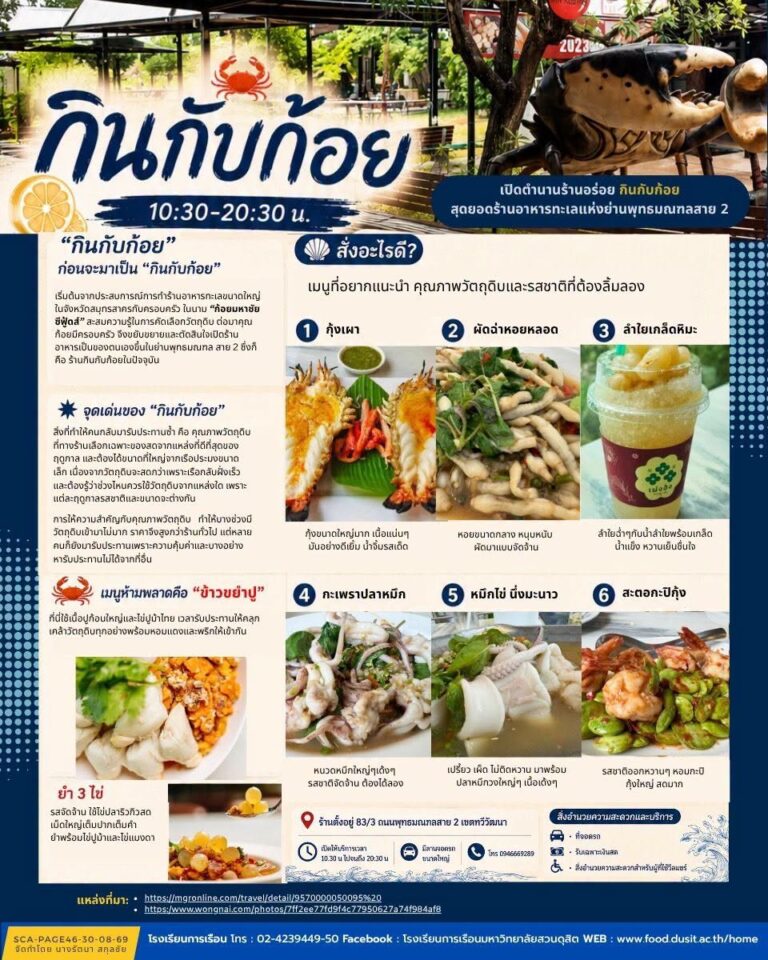ร้านอาหารกินกับก้อย