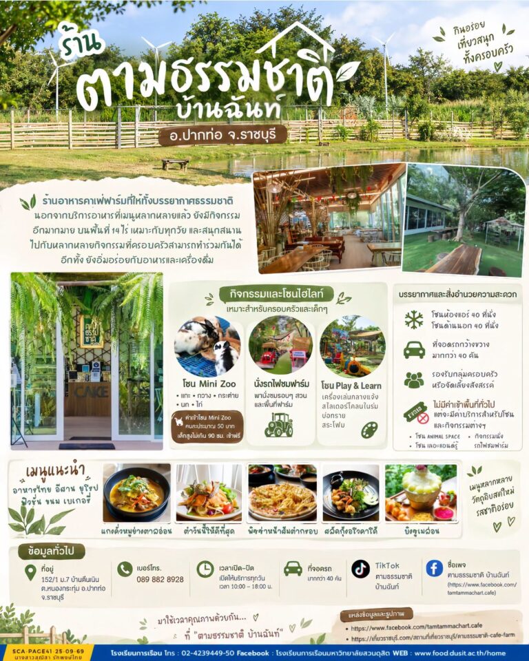 “ร้านตามธรรมชาติ บ้านฉันท์”