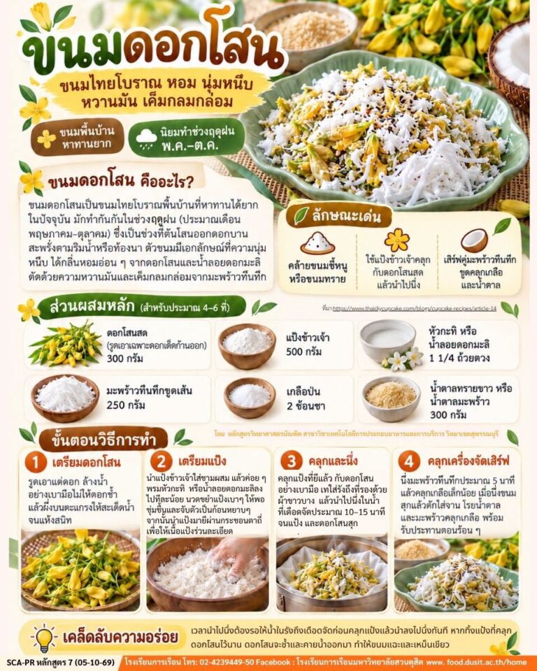 “ขนมดอกโสน”